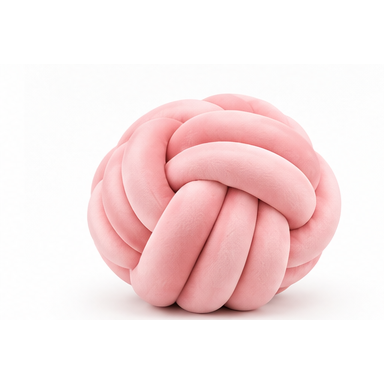CloudKnot Velvet Cushion