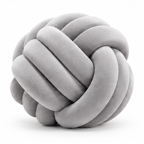 CloudKnot Velvet Cushion