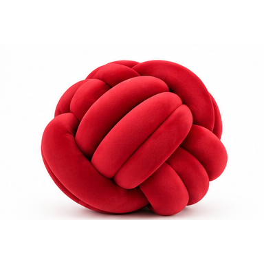 CloudKnot Velvet Cushion
