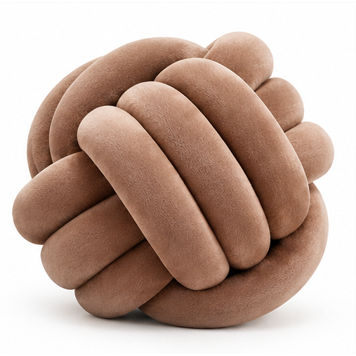 CloudKnot Velvet Cushion