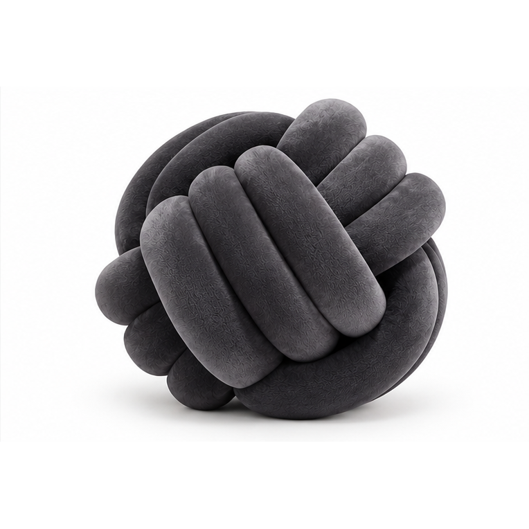 CloudKnot Velvet Cushion