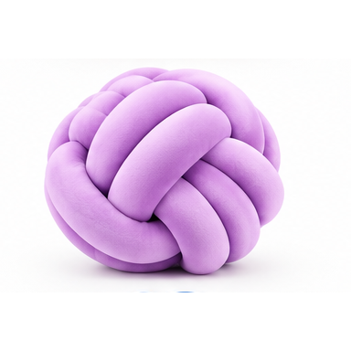 CloudKnot Velvet Cushion
