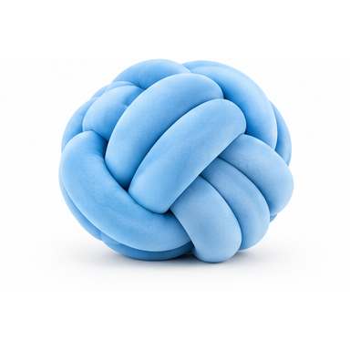 CloudKnot Velvet Cushion
