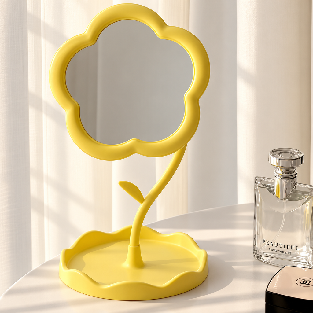 Daisy Bloom Desktop Mirror