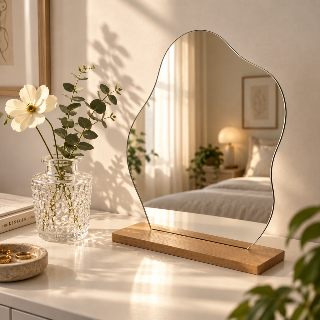 Organic Flow Vanity Mirror