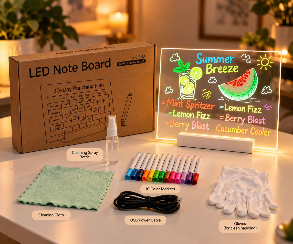 GlowWrite LED Note Board