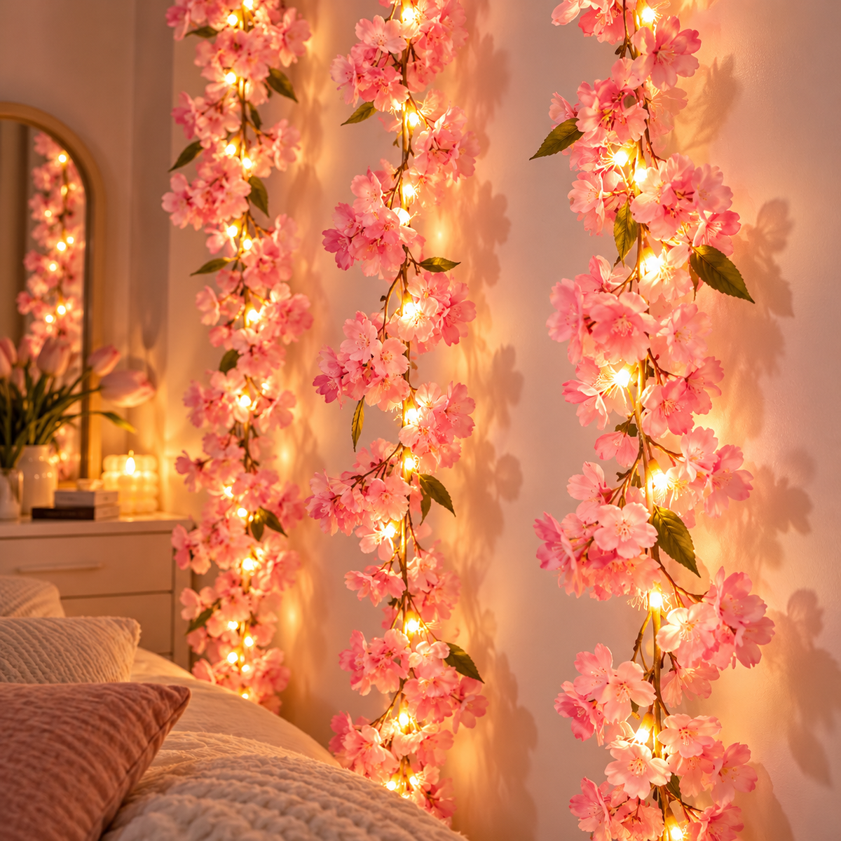 Cherry Blossom Glow Garland