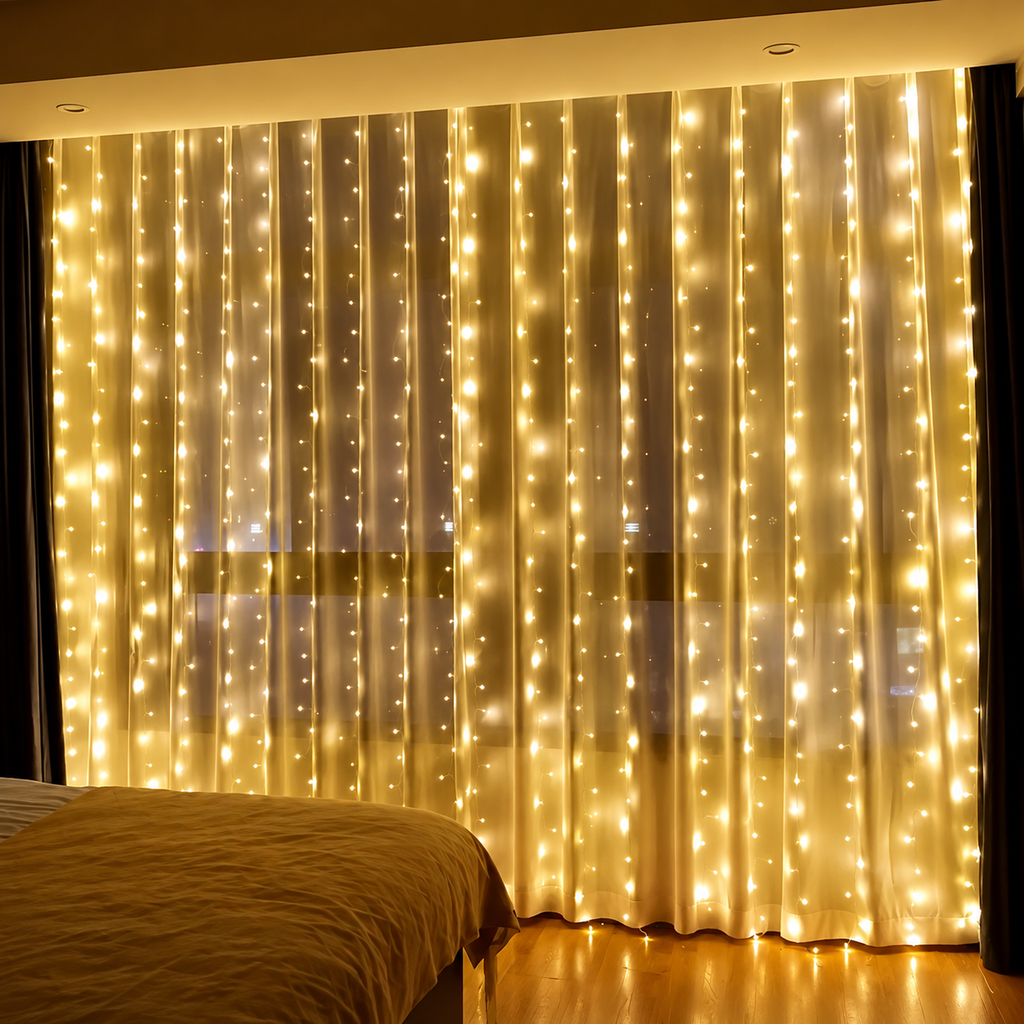 Enchanted Curtain Fairy Lights