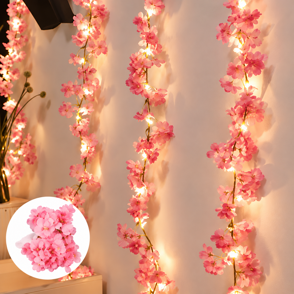 Cherry Blossom Glow Garland