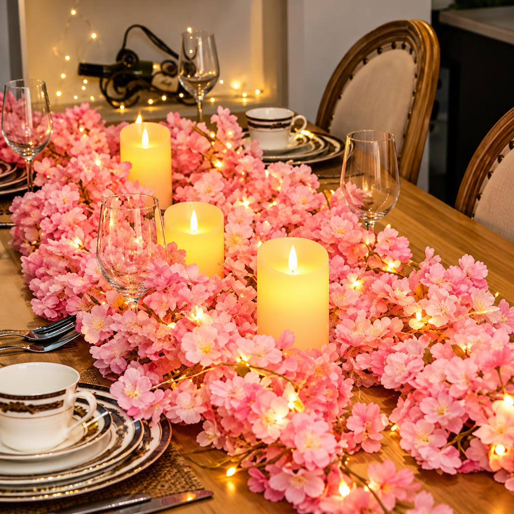 Cherry Blossom Glow Garland