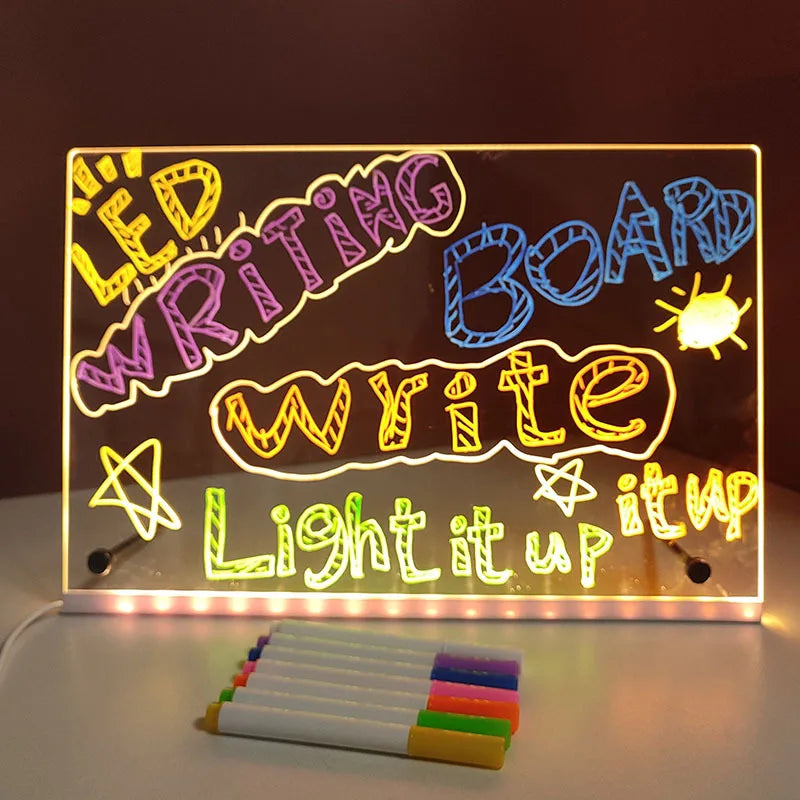 GlowWrite LED Note Board