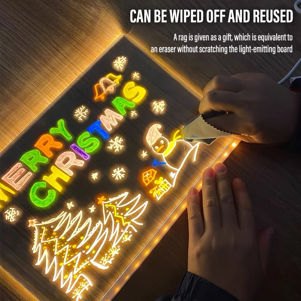 GlowWrite LED Note Board