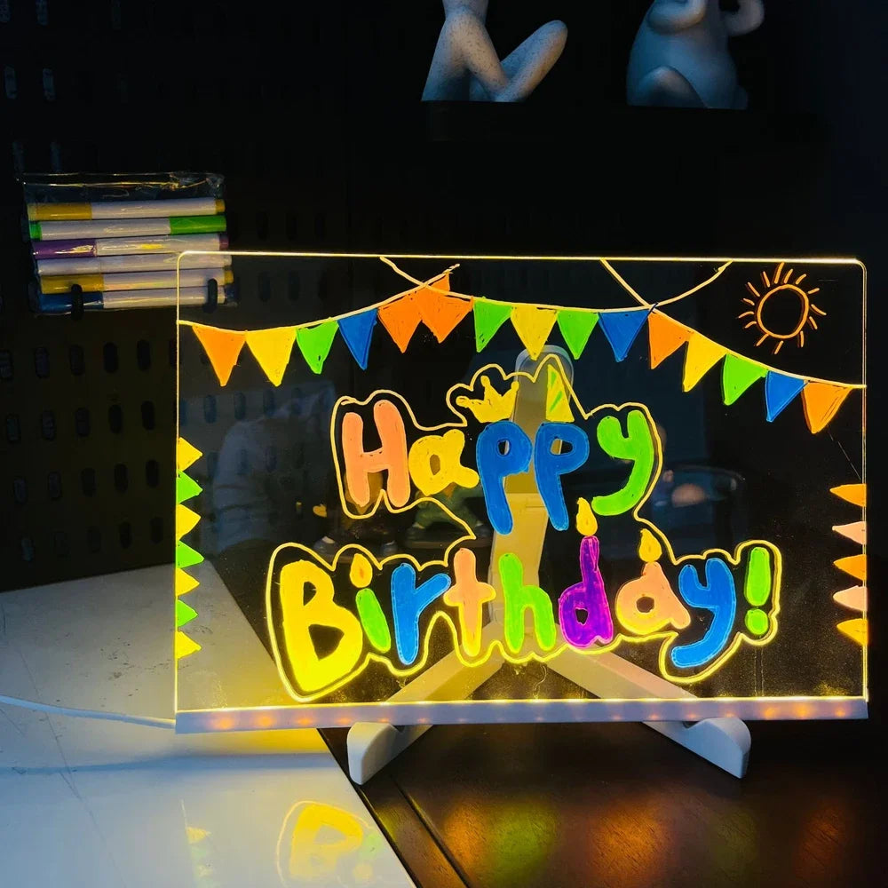 GlowWrite LED Note Board