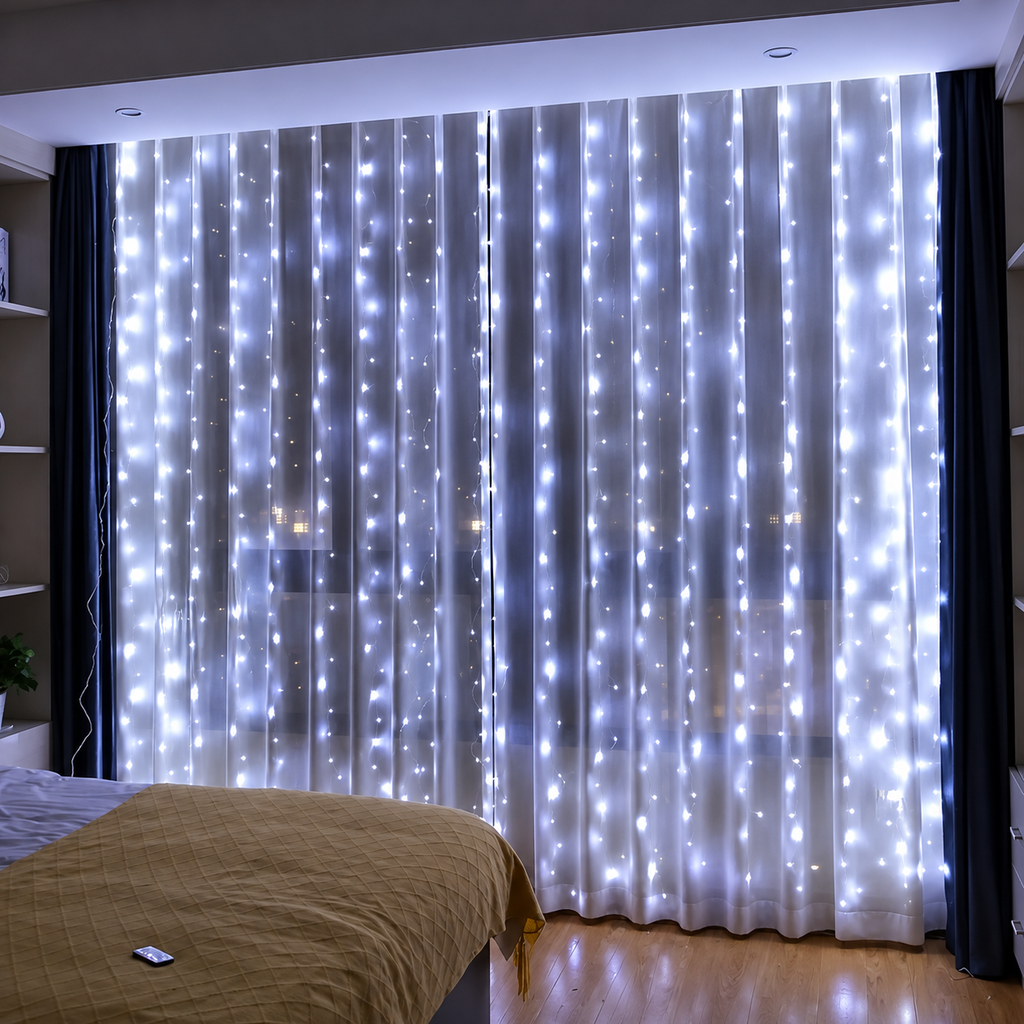 Enchanted Curtain Fairy Lights